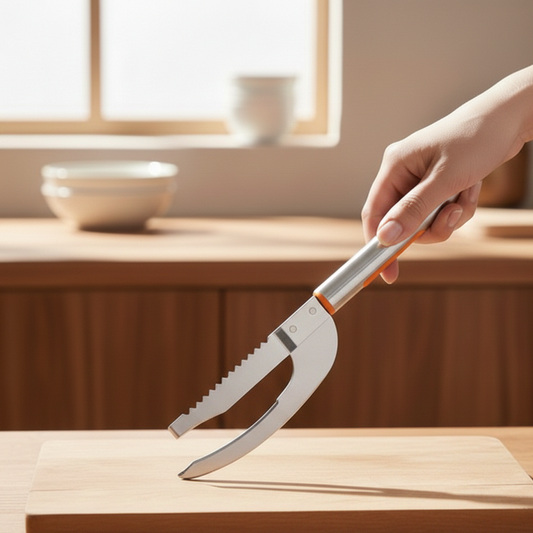 3-in-1 Stainless Steel Fish Scaler Remover Knife